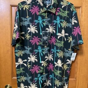 Men's Black Tropical Shirt